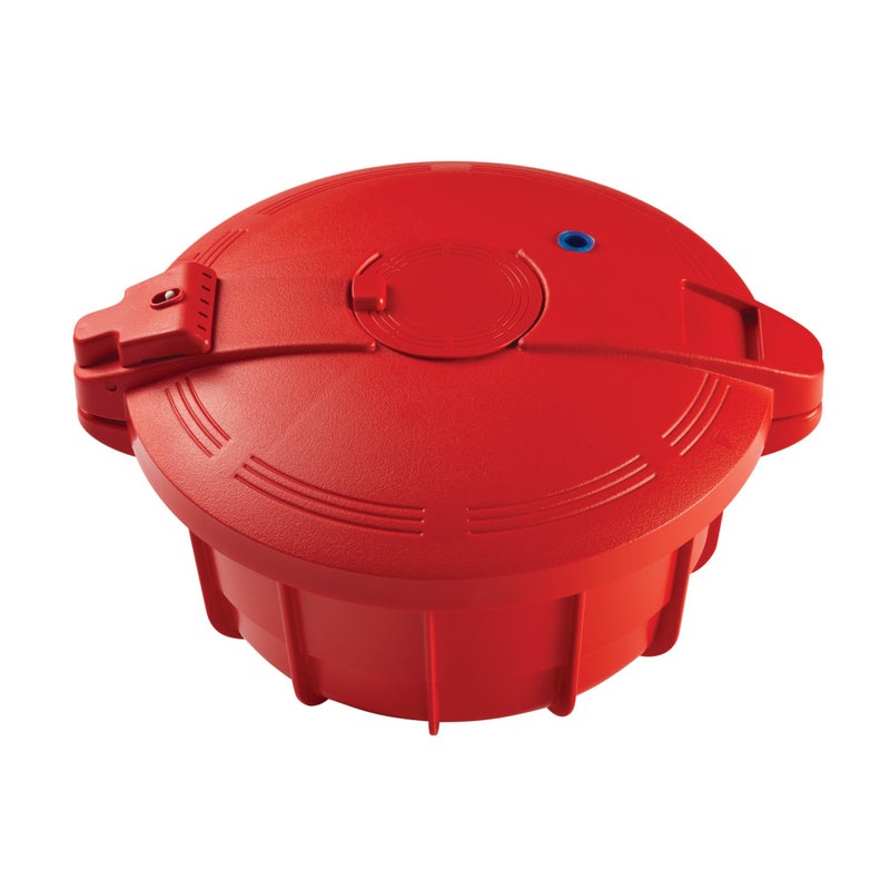 SilverStone 51388 Microwave BPA Free Microwave Pressure Cooker - 3.4 Quart, Red - Image 2